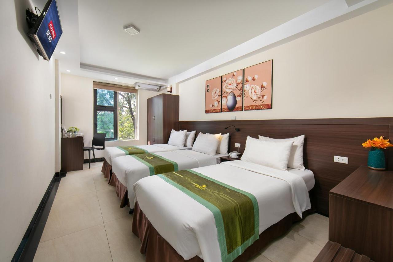 Nhan Hoa Hotel Hanoi Exterior foto